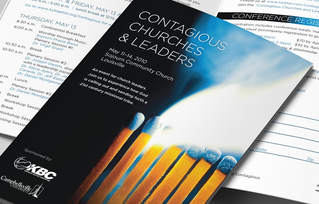 Contagious Churches & Leaders event brochure