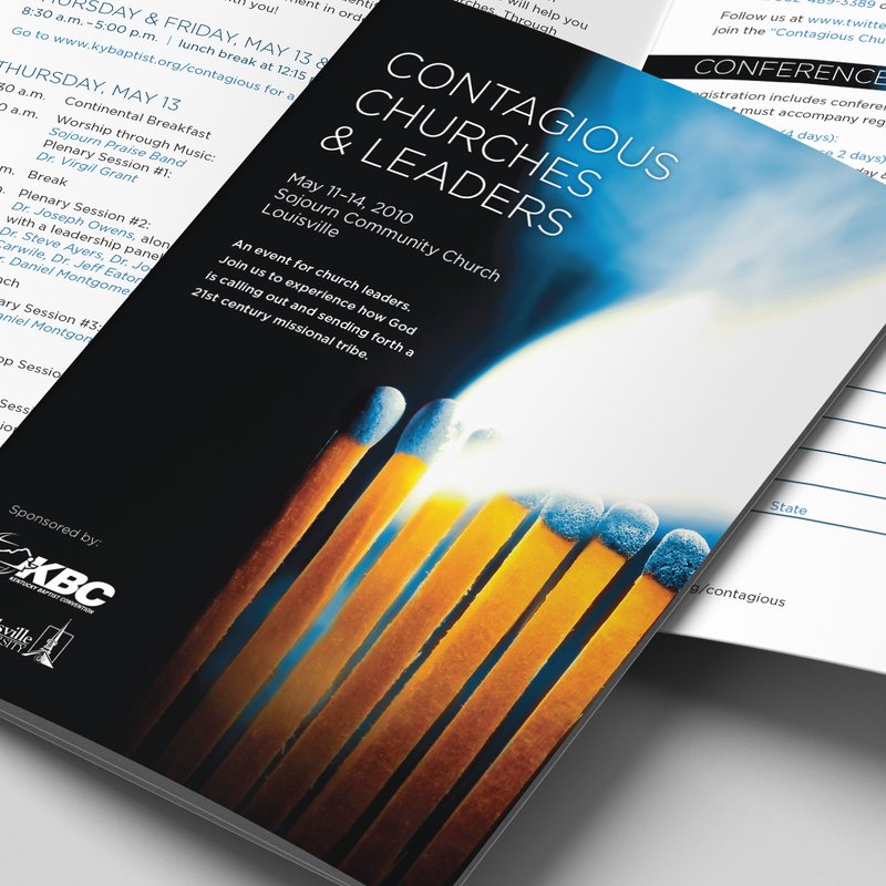 Contagious Churches & Leaders event brochure